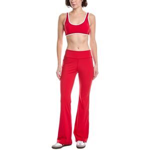 Phat Buddha Womens 2Pc Bra & Legging Set, Red